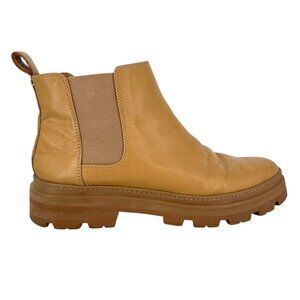 Madewell Mariam Chelsea Boot Tan Leather Womens Size 10.5